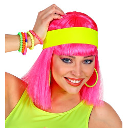 Neónovo žltá čelenka